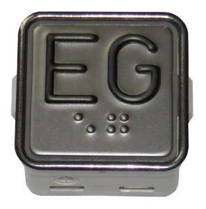 MT42 IX, geprägt "EG" Brailleschrift